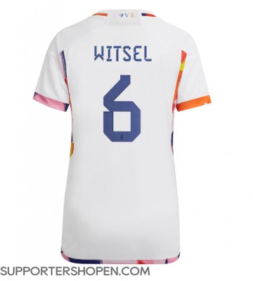 Belgien Axel Witsel #6 Borta Matchtröja Dam VM 2022 Kortärmad